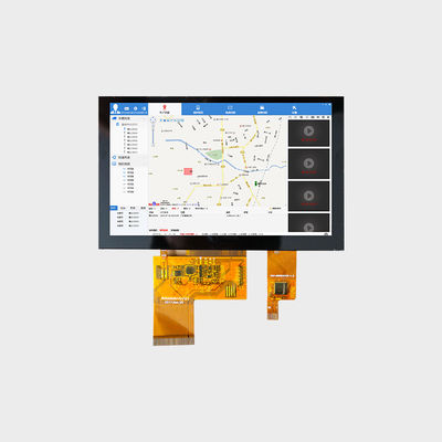 5.0 Inch Medium And Small LCD Display 800×480 RGB 500 Nits Display With Touch Panel